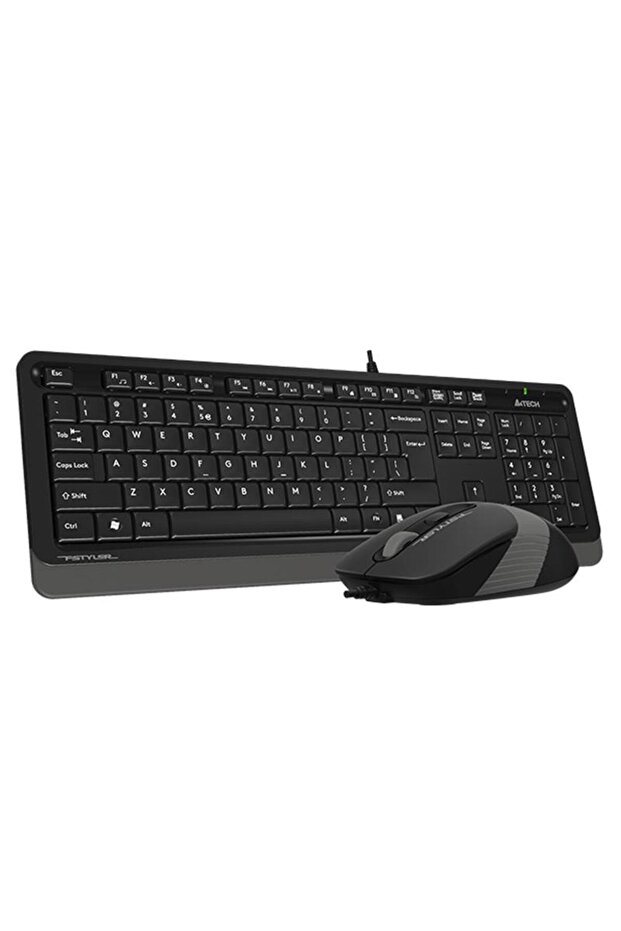 F1010 Q USB GRİ MM KABLOLU KLAVYE MOUSE SET - 3
