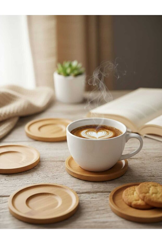 Bambu 6 lı Çay tabağı - 1