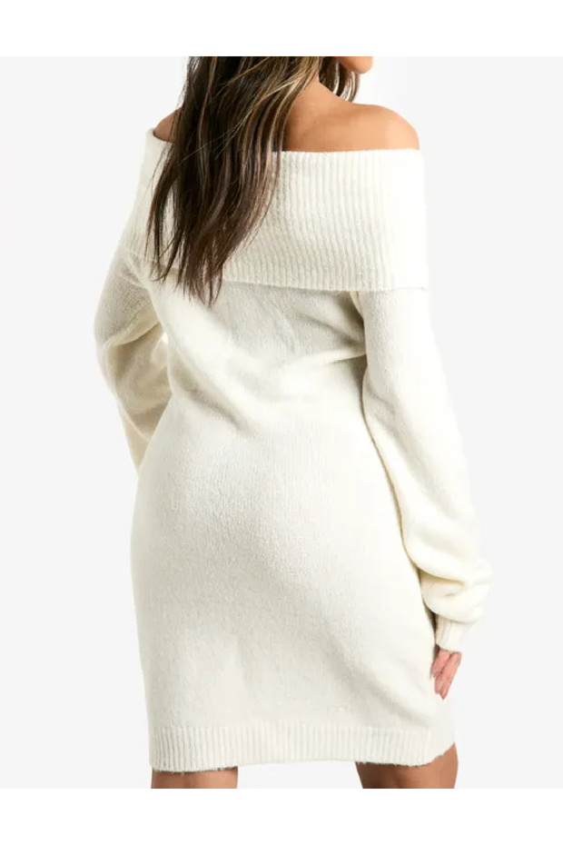 Rochie scurta, Alb - 2