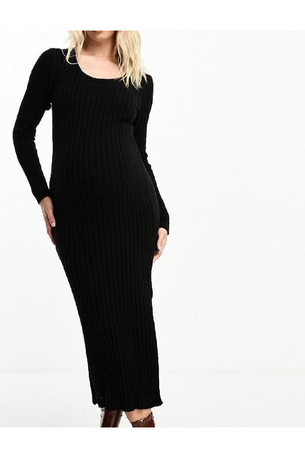 Rochie lunga, Negru - 1