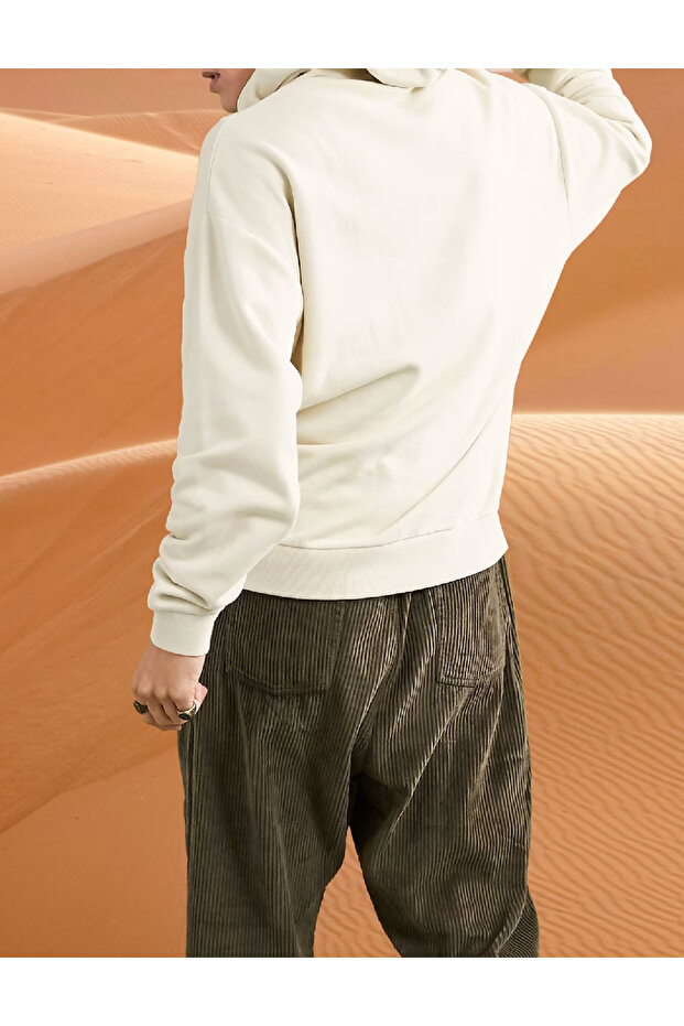 Hanorac Oversize, Crem - 2