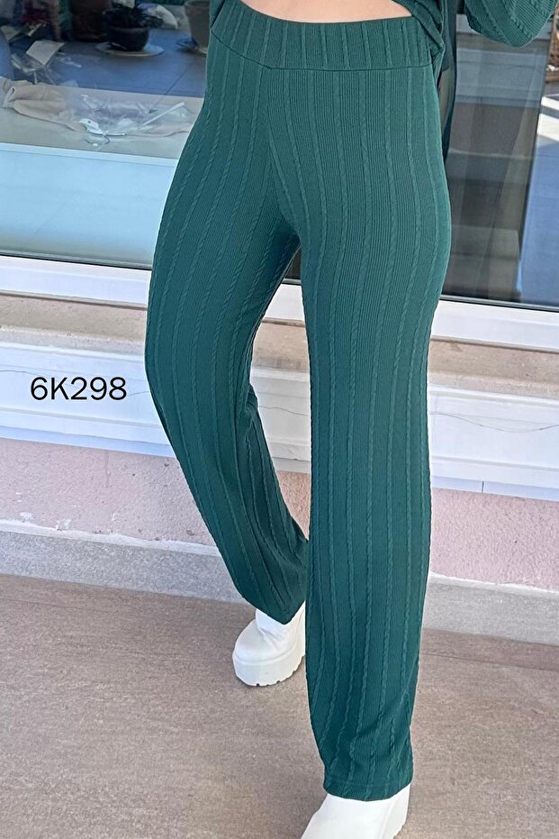 Veronica Knitwear Pants with Elastic Waist 6K298