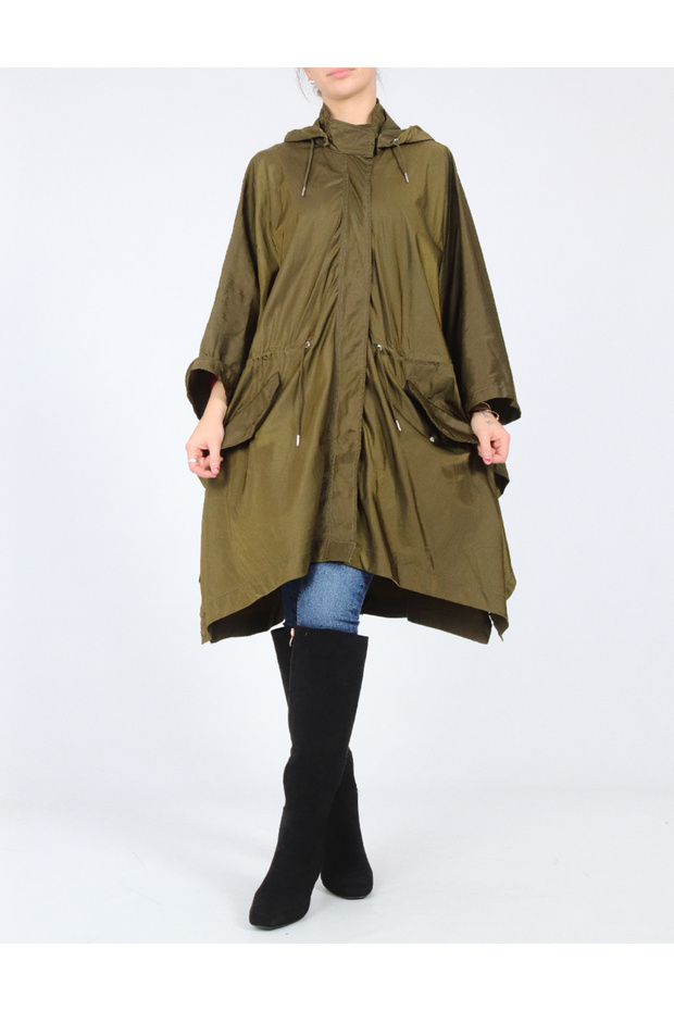 Raincoat, Green - 1