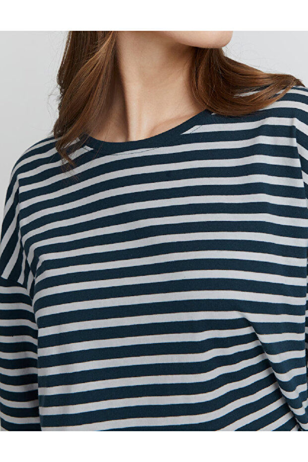 Bluza, Albastru/Alb - 2