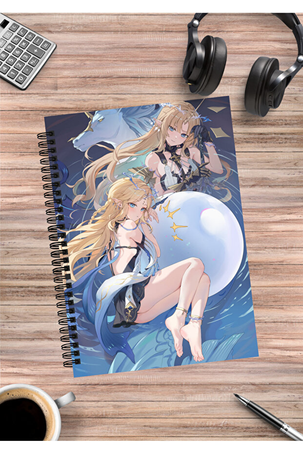Wuthering Waves Anime Spiral Notebook A5 (50 Sheets)