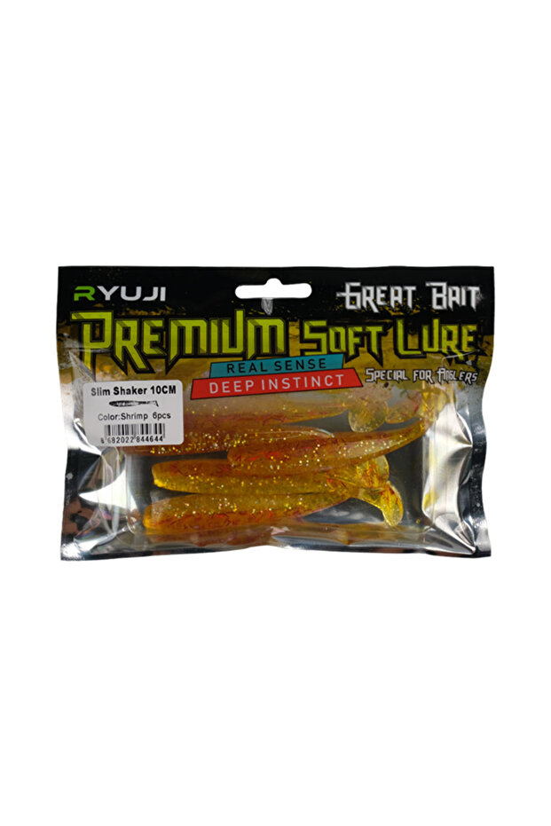 Slim Shaker 10cm Silikon Yem (6 Adet) - 2