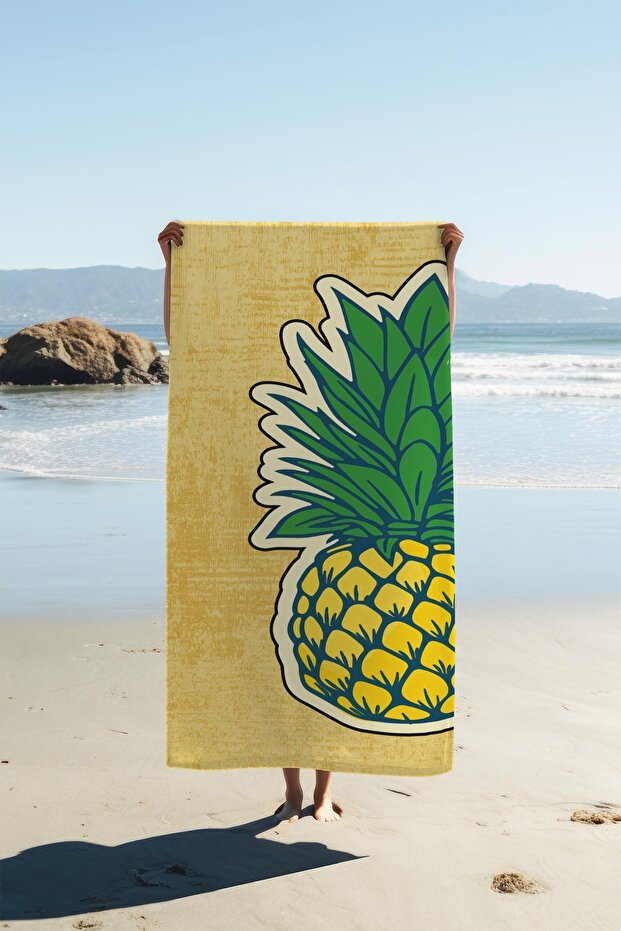 Digital Printing Beach Sea Towel Pineapple Patterned Peshtamal Hvl0097