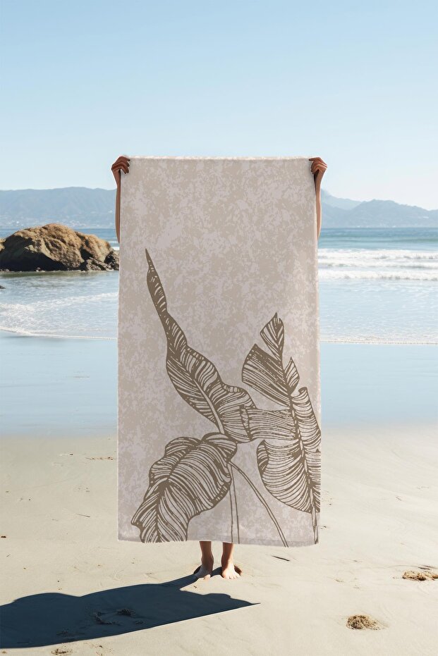 Digital Printing Beach Sea Towel Modern Patterned Peshtemal Hvl0087