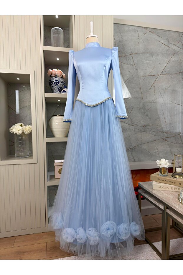 Hazel Abiye Mavi - 2