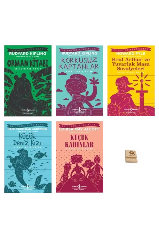 Business Children's Classics 8-13 Years Old Orman Korkusuz Kaptanlar Kral Arthur Küçük Deniz Kızı ve Küçük Kadınlar