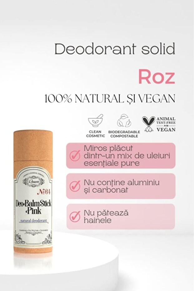 Deodorant solid Pink 100% si 60 ml - 2