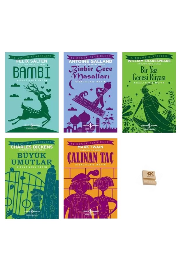 Business Children's Classics 8-13 Years Bambi Binbir Gece Bir Yaz Gecesi Büyük Umutlar and Çalınan Taç
