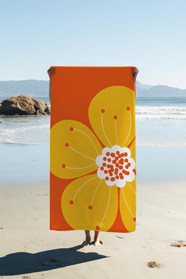Digital Printing Beach Sea Towel Floral Patterned Peshtemal Hvl0182