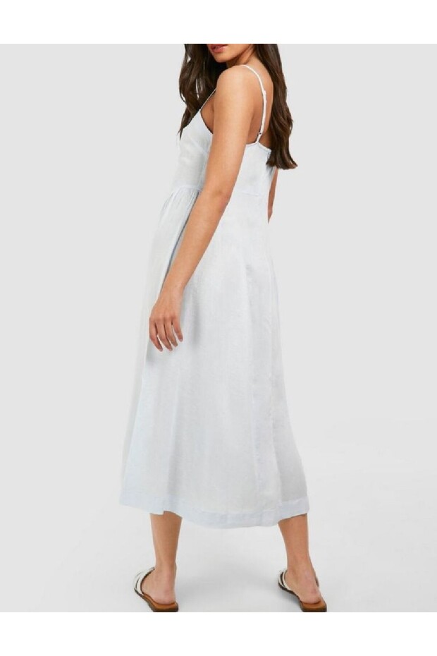 Rochie medie, Bleu - 2