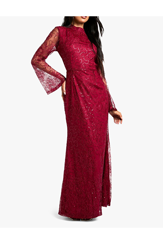 Rochie lunga, Visiniu - 1