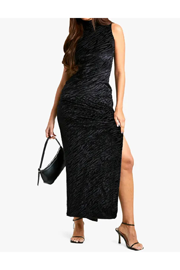 Rochie lunga, Negru - 1