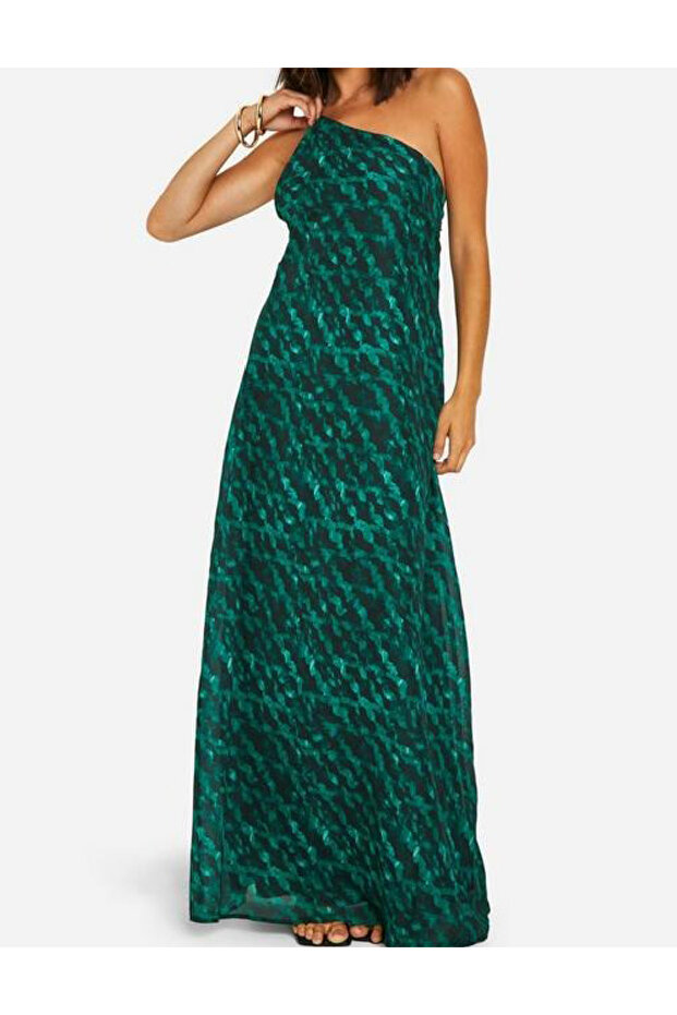 Rochie lunga, Verde - 1