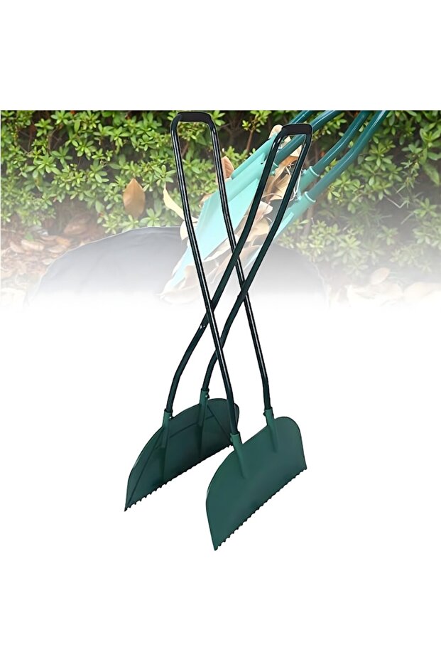 Clește ergonomic pentru adunarea frunzelor, Optim Solution, 97,5 cm, construcție robustă, verde - 2