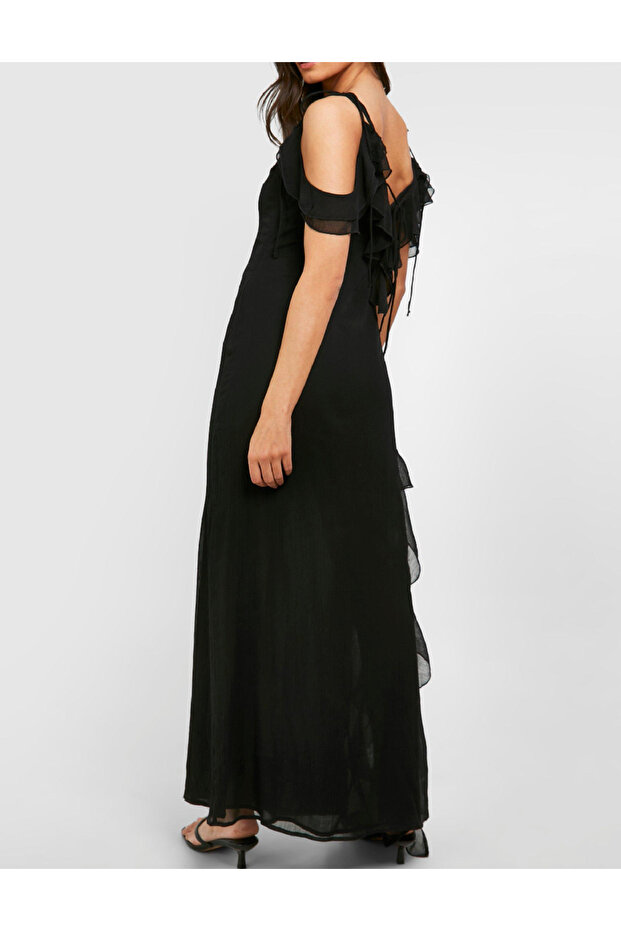 Rochie lunga, Negru - 2