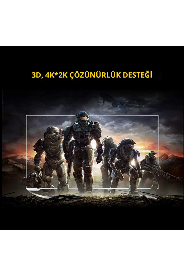 كابل HDMI 2.0 مسطح بطول 5 أمتار، أسود - 4