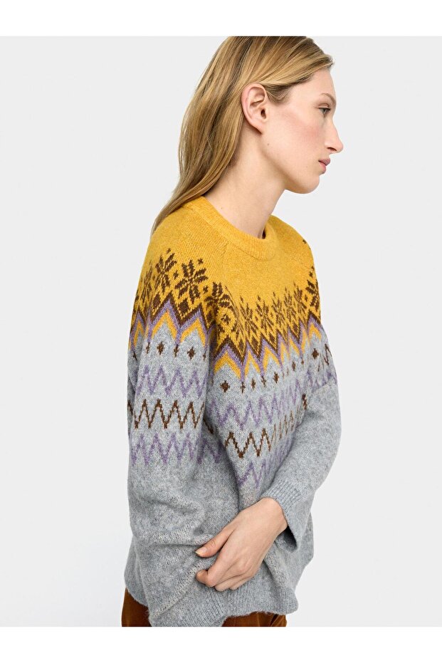 Jakarlı Örme Kazak - 3