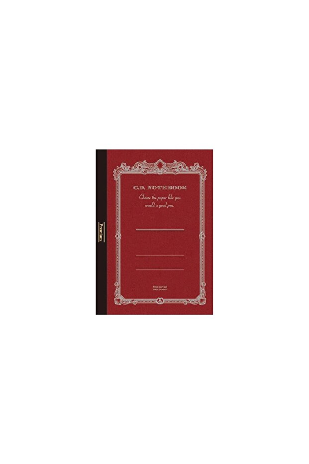دفتر ملاحظات فاخر CD A6 مربعات حمراء