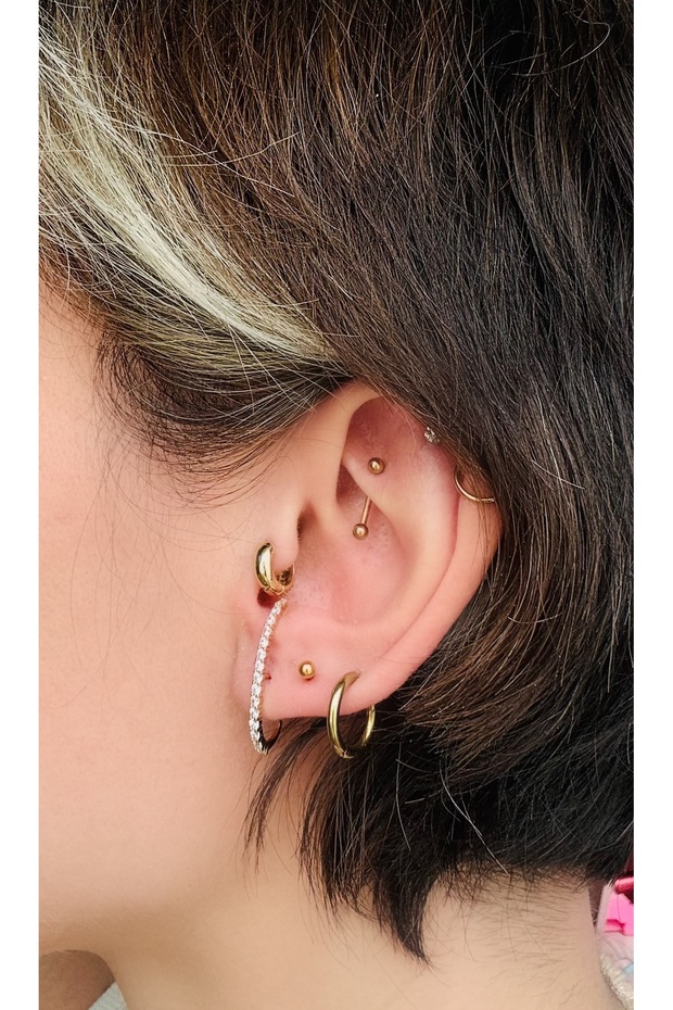 Design Earring Pair in Two Different Sizes