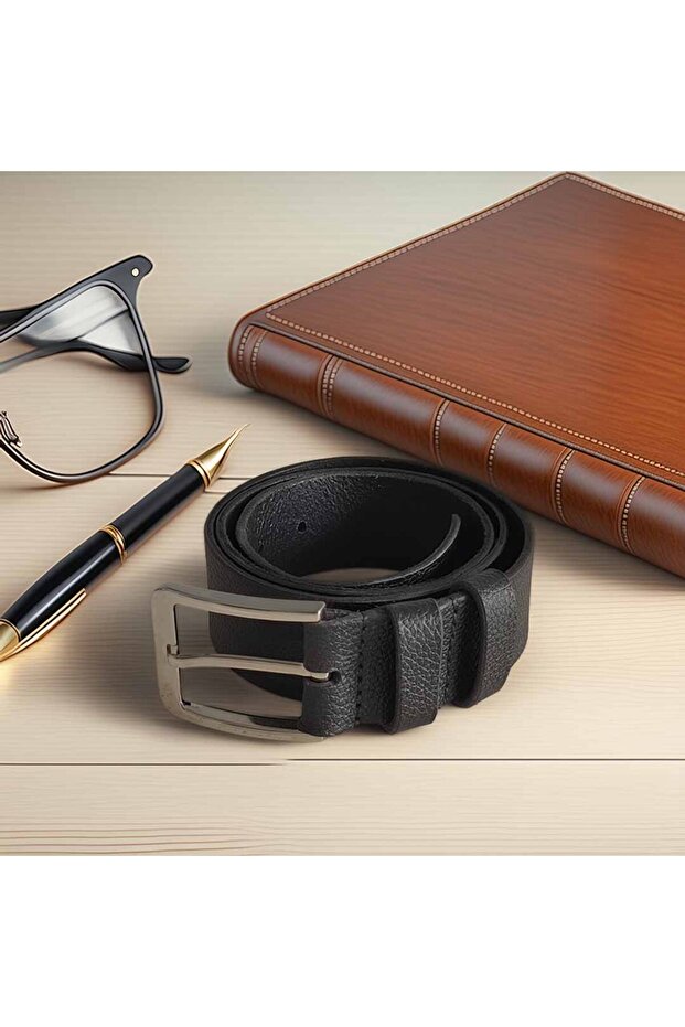 Genuine Leather Belt Black and Brown Options | Stylish and Durable