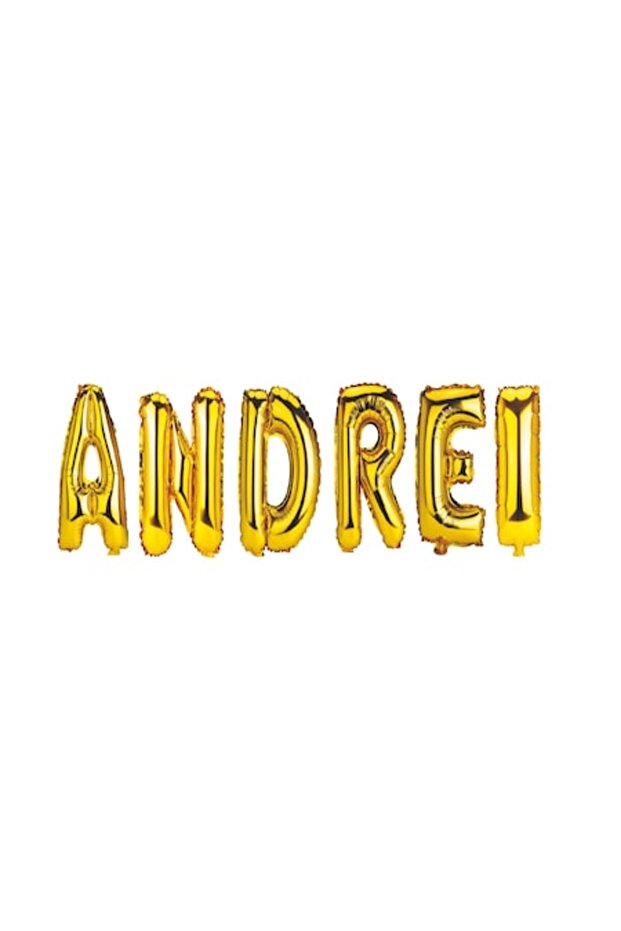 Set baloane „Andrei”, aurii, 40 cm - 1