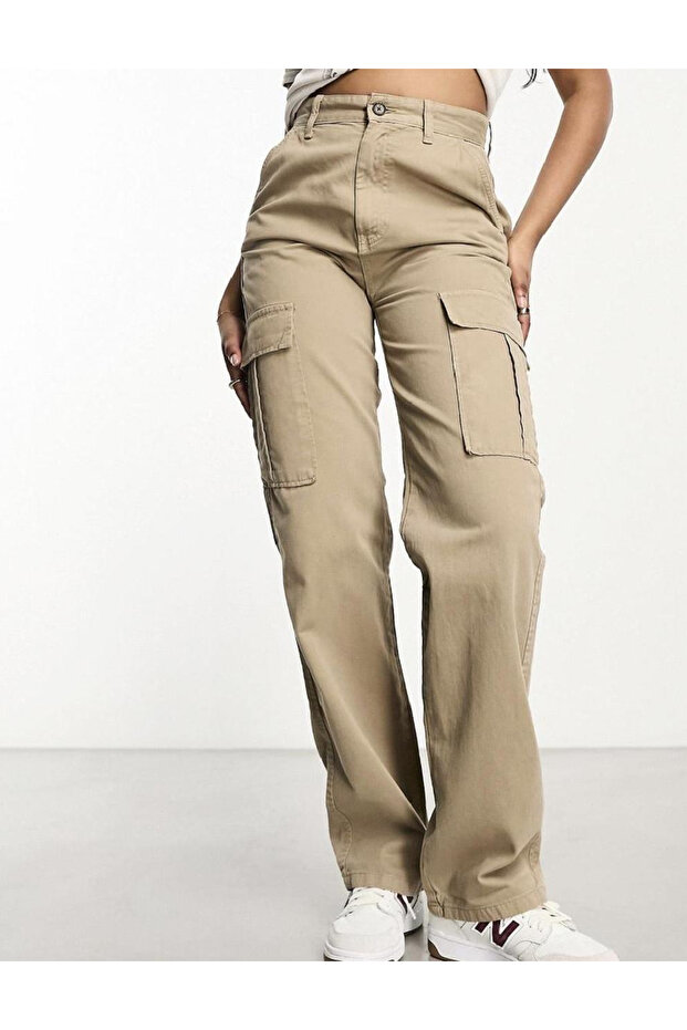 Pants, Beige - 1