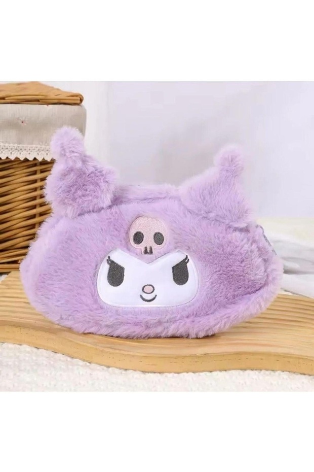 Kuromi Pen Holder Pencil Case Plush Large Size Luxury Bag Carm Ornament School Stationery Gift