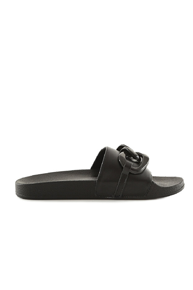 Slippers, Black - 2
