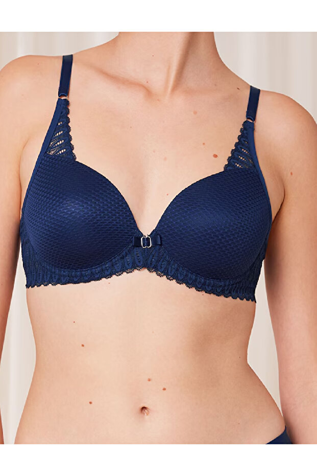 Bra, Navy Blue - 2