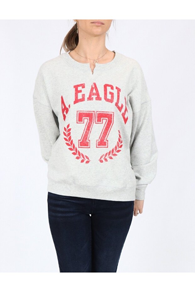 Oversized Blouse, Gray - 2