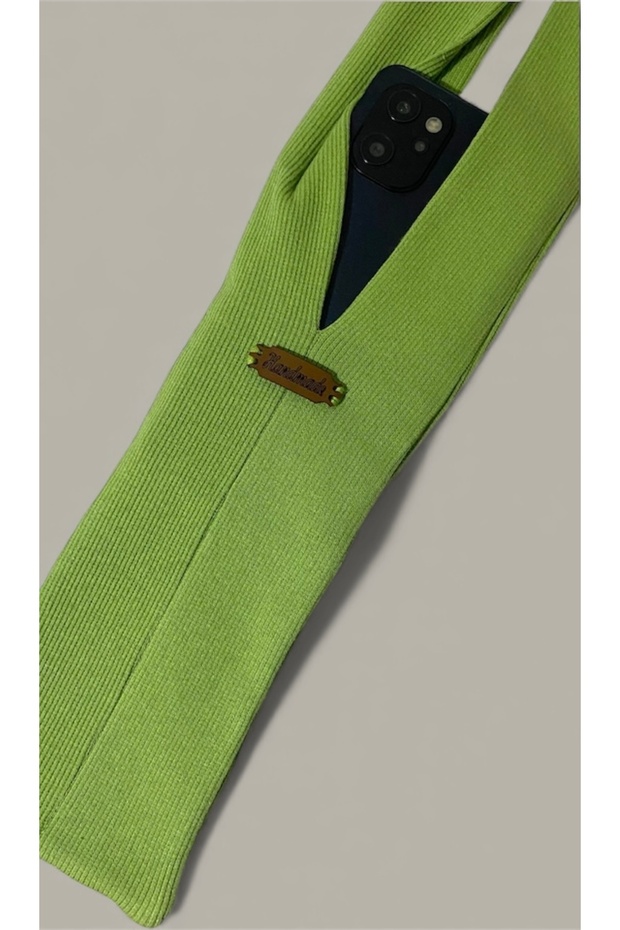 İPhone Telefon Askısı / İPhone Pocket Case Yeşil - 4