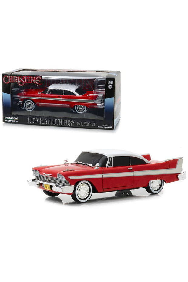Hollywood – 1:24 1958 Plymouth Fury “Christine” (Evil Version) – Diecast Model Car