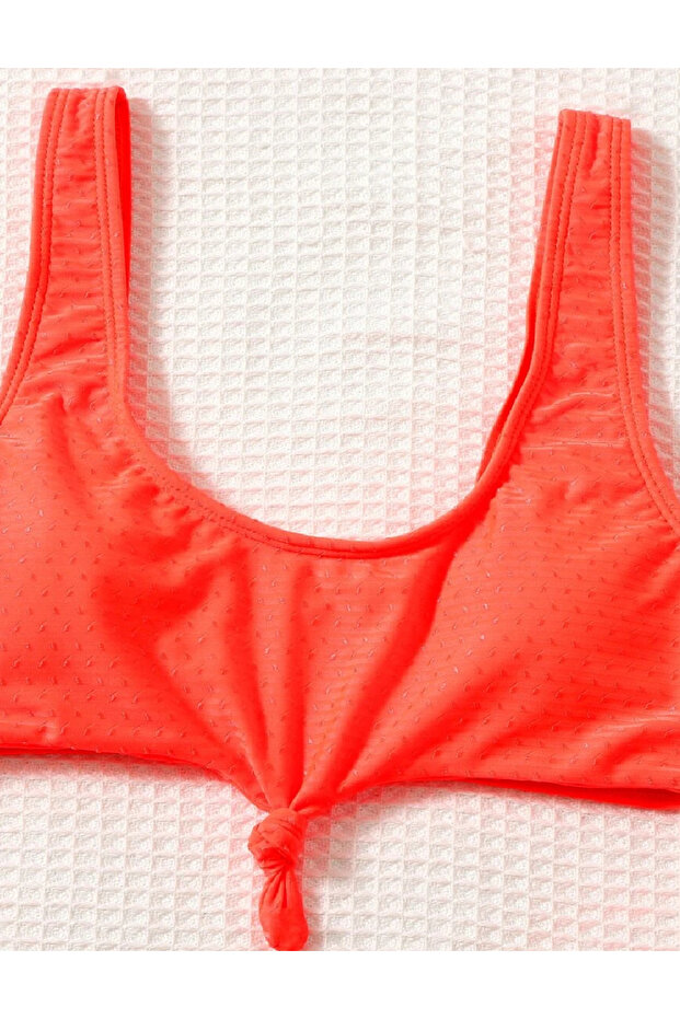 Swimsuit, Orange - 2