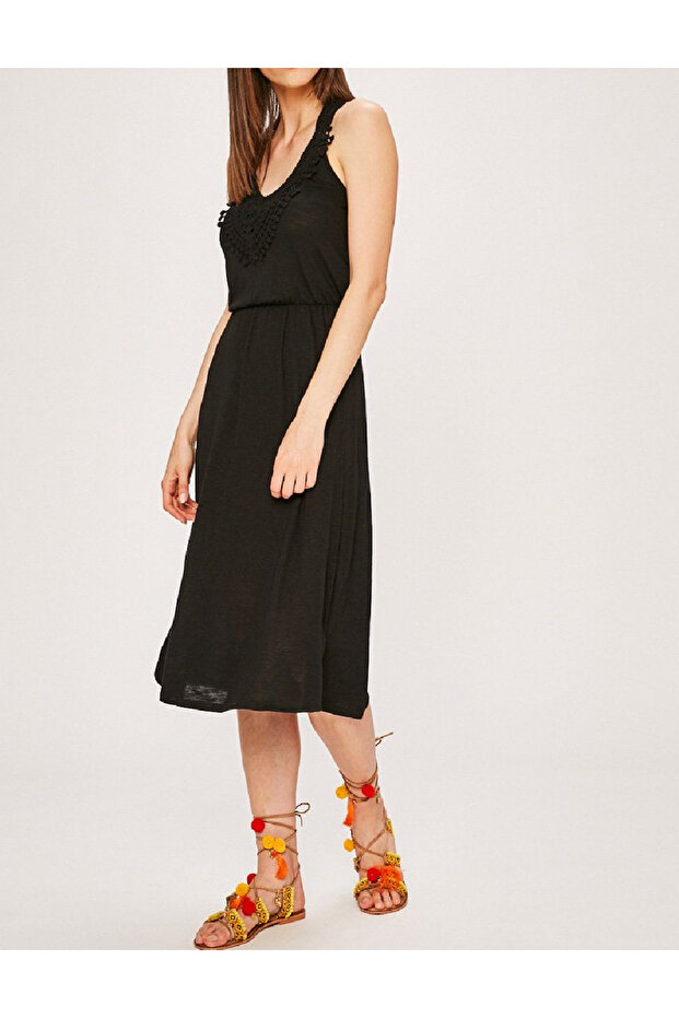 Rochie medie, Negru - 1