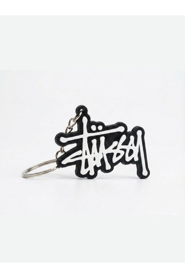 Stussy Keychain / Stussy Charm / Stussy Keychain 8cm / Stussy Logo Streetwear Keychain Charm
