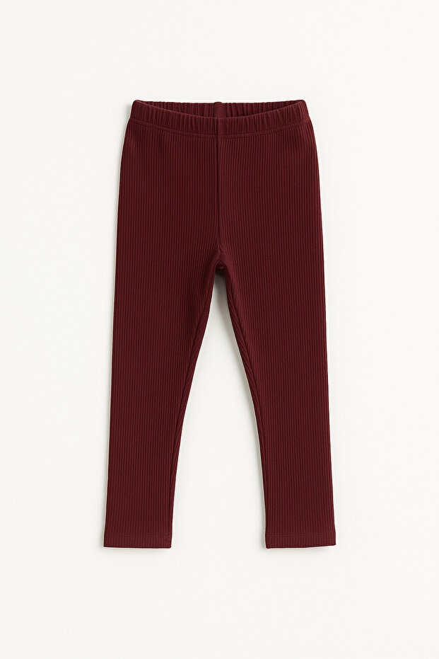 Çocuk Fitilli Kışlık Örme Tayt - 2