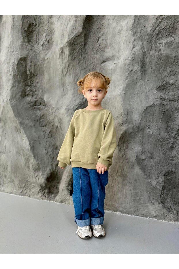 Oversize Sweat - küf yeşili - 5