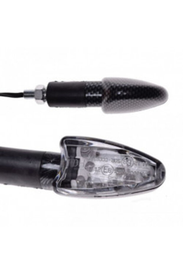 Carbon triangular LED indicators - 4