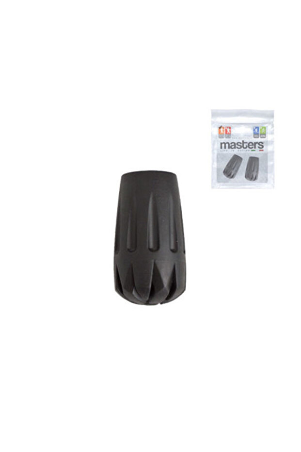 Trekking Pads Rubber Tips for Trekking Poles (2-Pack), Replacement Set with Storage Bag, Durable Anti-Slip Protection for Hiking, Trekking & Outdoor Use (Made in Italy)