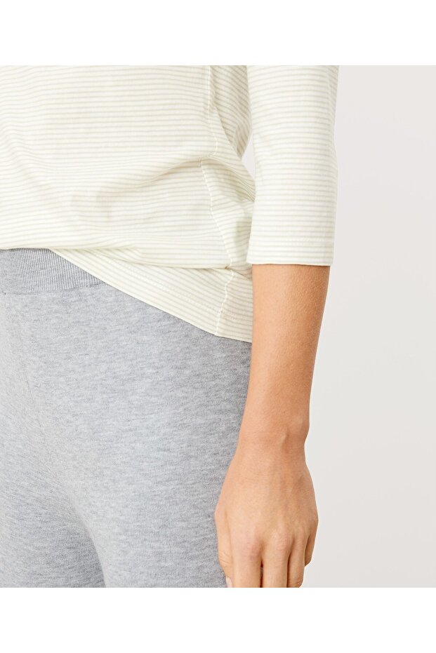 Bluza, Alb/Verde - 2