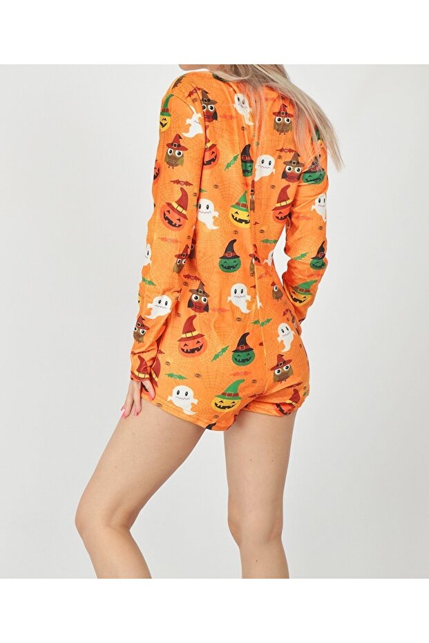 Jumpsuit, Orange - 2