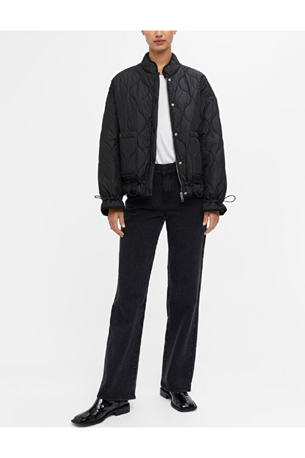 Oversized Jacket, Black - 2