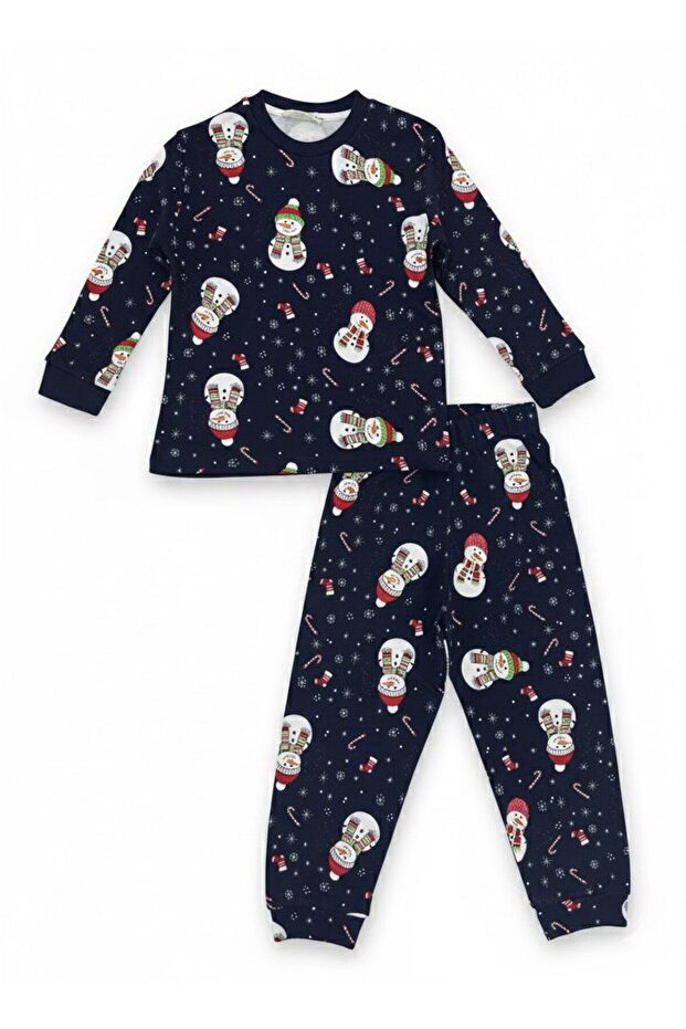 Boy's Pajama Set New Year's Themed