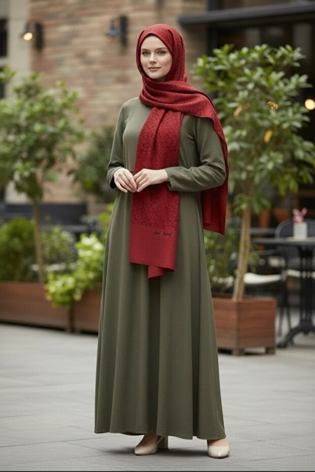 HAREM KIRMIZI LEOPAR ŞAL
