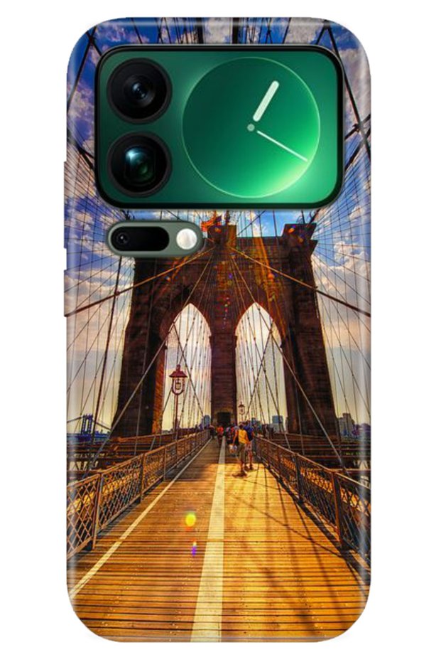 Xiaomi Mi 17 Pro Max Case Patterned Silicone Printed Cover Walking Bridge