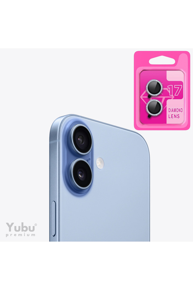 واقي عدسة الكاميرا من حجر الألماس المتوافق مع هاتف iPhone 17 - 1